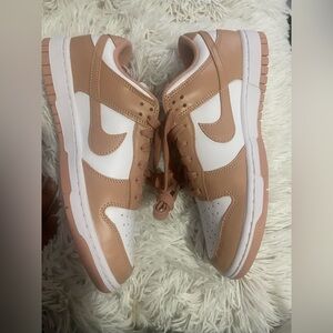 Nike Pink and White Sneakers
